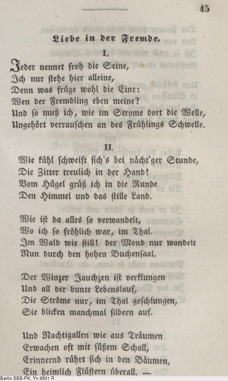 Deutsches Textarchiv Eichendorff Joseph Von Gedichte Berlin 1837