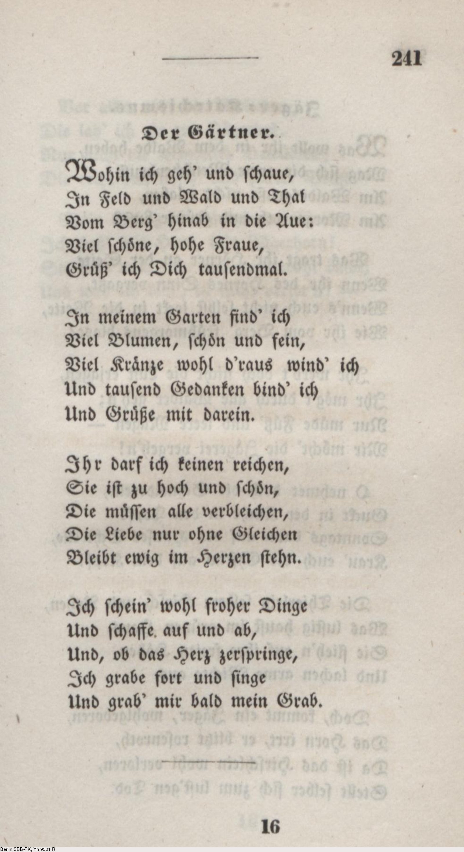 Deutsches Textarchiv Eichendorff Joseph Von Gedichte Berlin 17