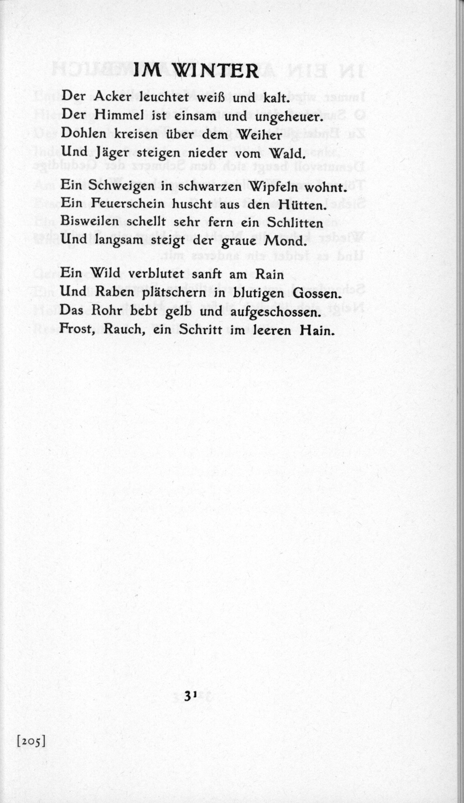 Deutsches Textarchiv Trakl Georg Gedichte Leipzig 1913