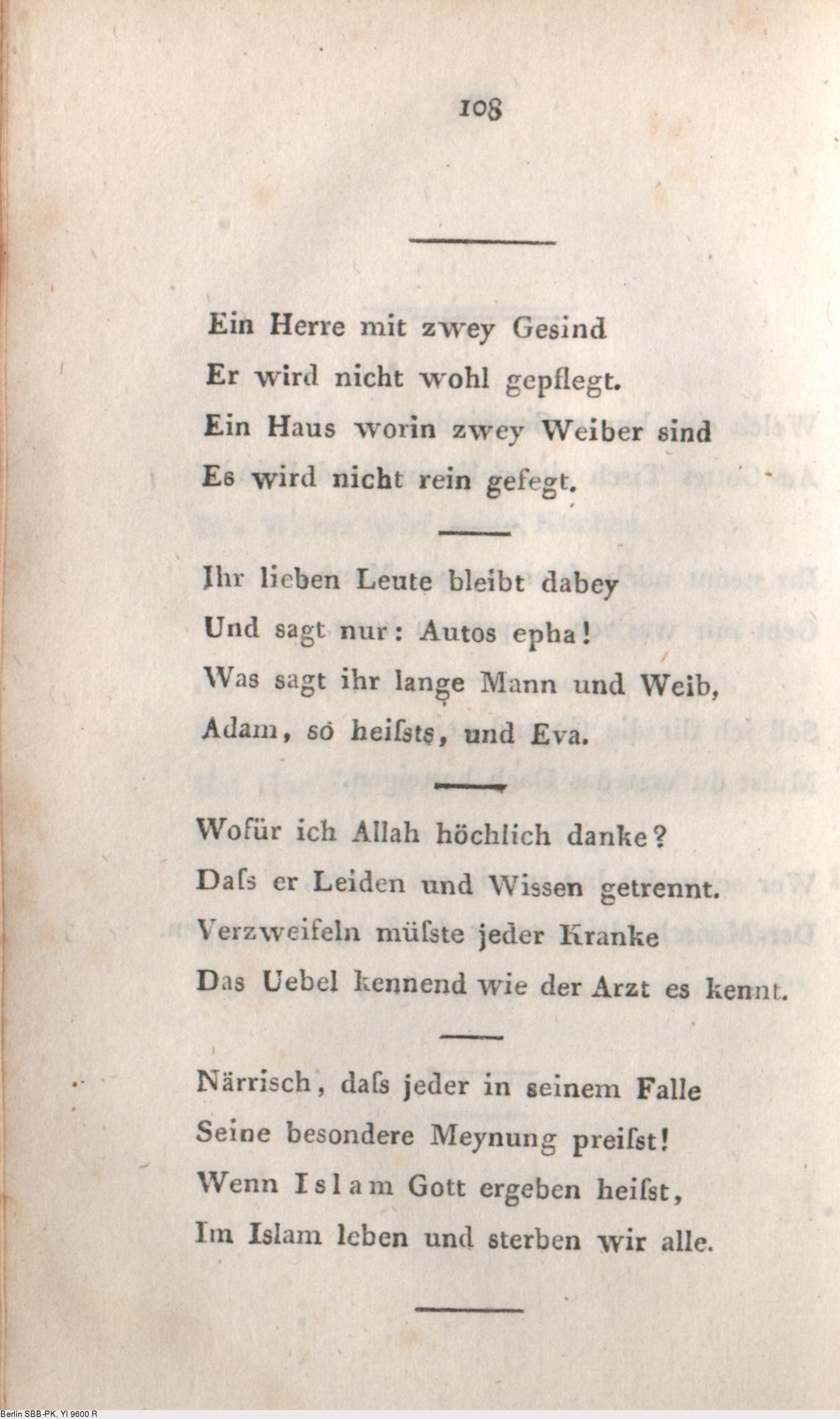 Deutsches Textarchiv Goethe Johann Wolfgang Von West Ostlicher Divan Stuttgart 1819