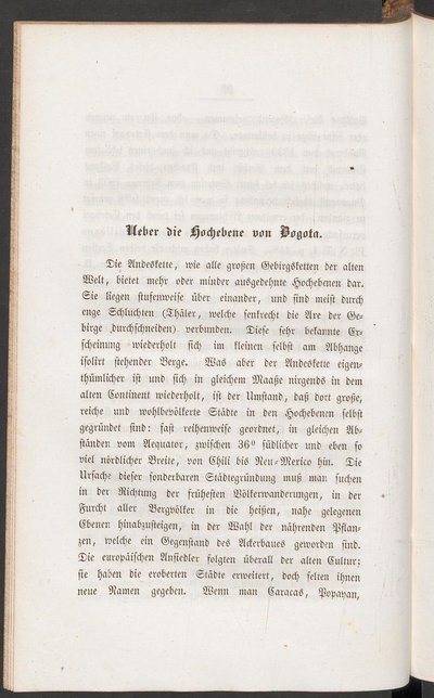 Humboldt, Alexander von: Über die Hochebene von Bogota. In: Ders.: Kleinere Schriften. Erster Band. Geognostische und physikalische Erinnerungen. Stuttgart und Tübingen, 1853, S. 100-132.