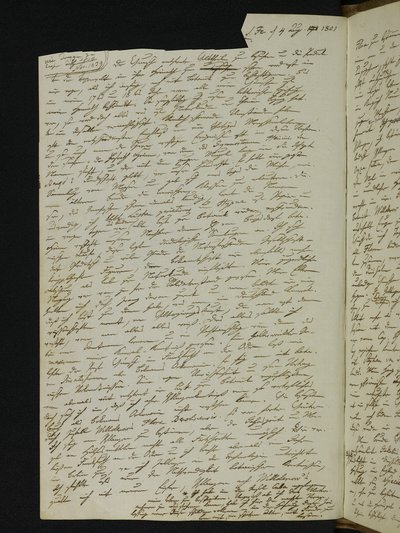 Humboldt, Alexander von: [Ich über mich selbst. Mein Weg zum Naturwissenschaftler und Forschungsreisenden 1769–1790.] In: Ders.: Tagebücher der Amerikanischen Reise, VII a u. b, Bl. 134v–136v. S[anta] Fe [de Bogotá], 1801 [mit späteren Ergänzungen].