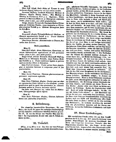 Humboldt, Alexander von: Neue Entdeckungen [betr. Magnetberg am Fichtelgebirge.]. In: Allgemeine Literatur-Zeitung. Intelligenzblatt, Bd. 2, Nr. 68 (1797), Sp. 564-568.