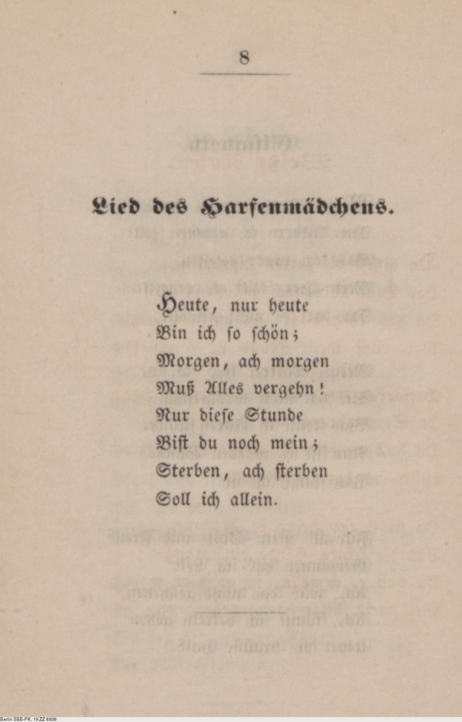 Deutsches Textarchiv – Storm, Theodor: Gedichte. Kiel, 1852.